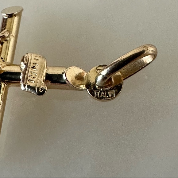 14k Solid Gold Crucifix - Picture 9 of 16